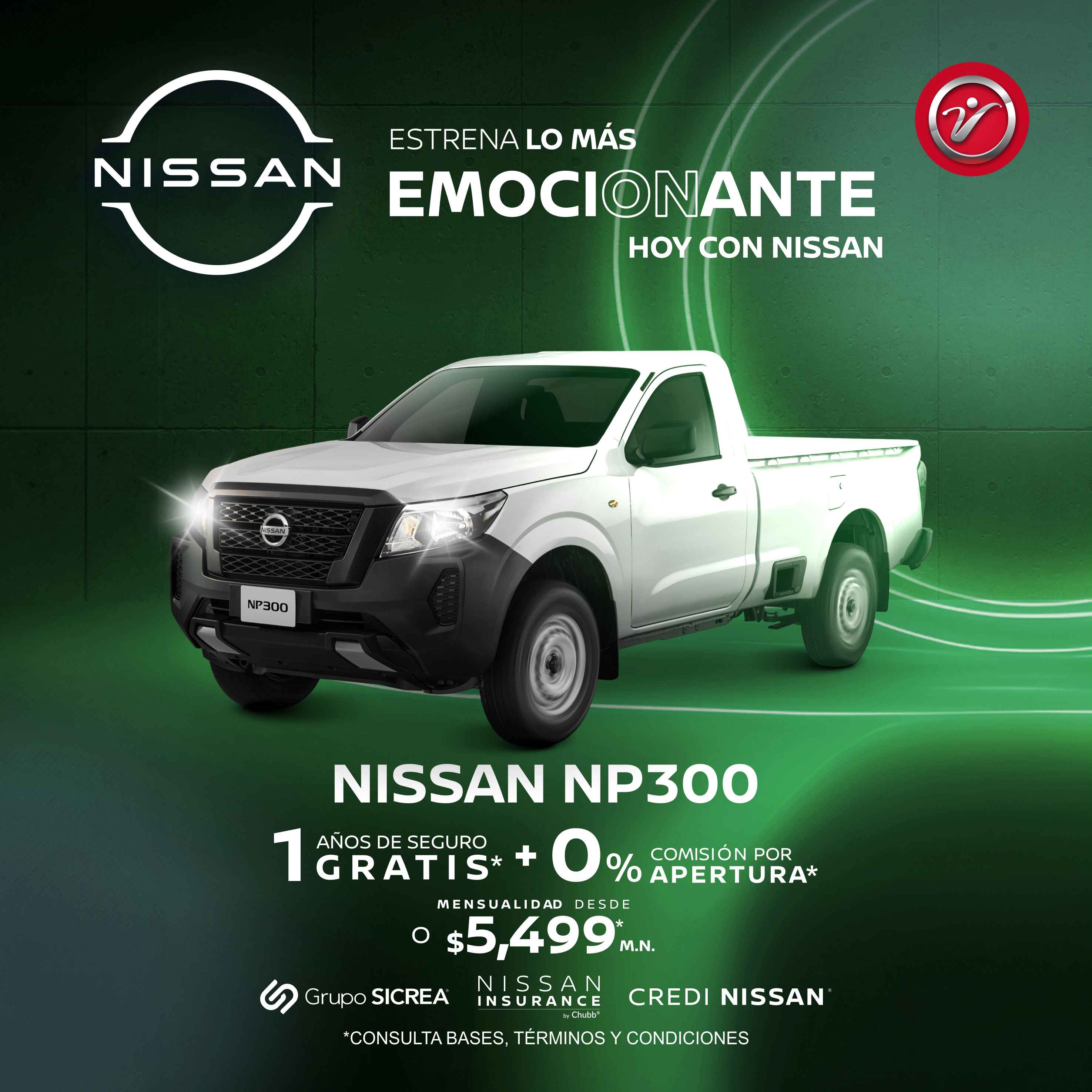 Nissan Vegusa. Promociones Destacadas de autos Nissan.