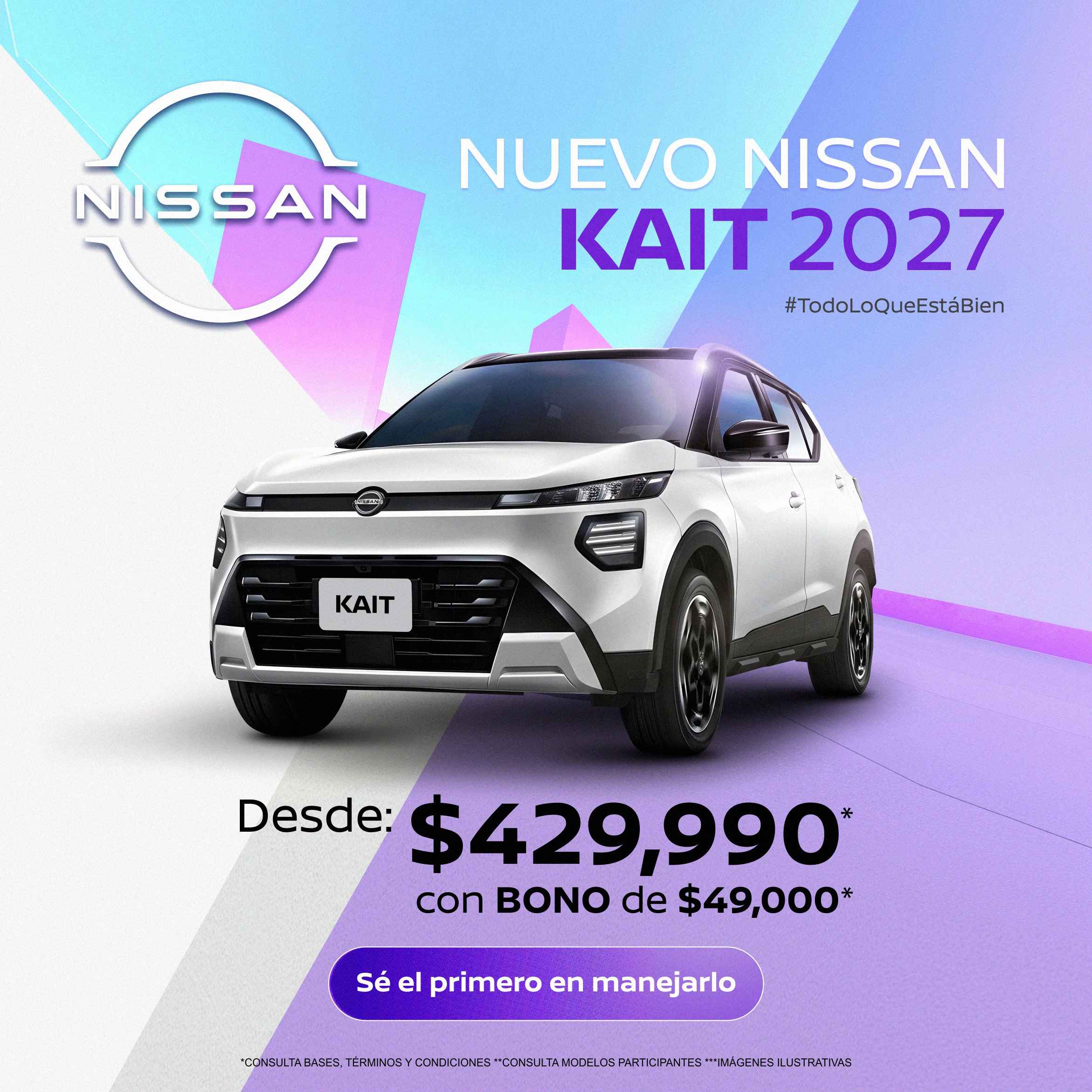 Nuevo Nissan Kait 2027 | Bono de $49,000*