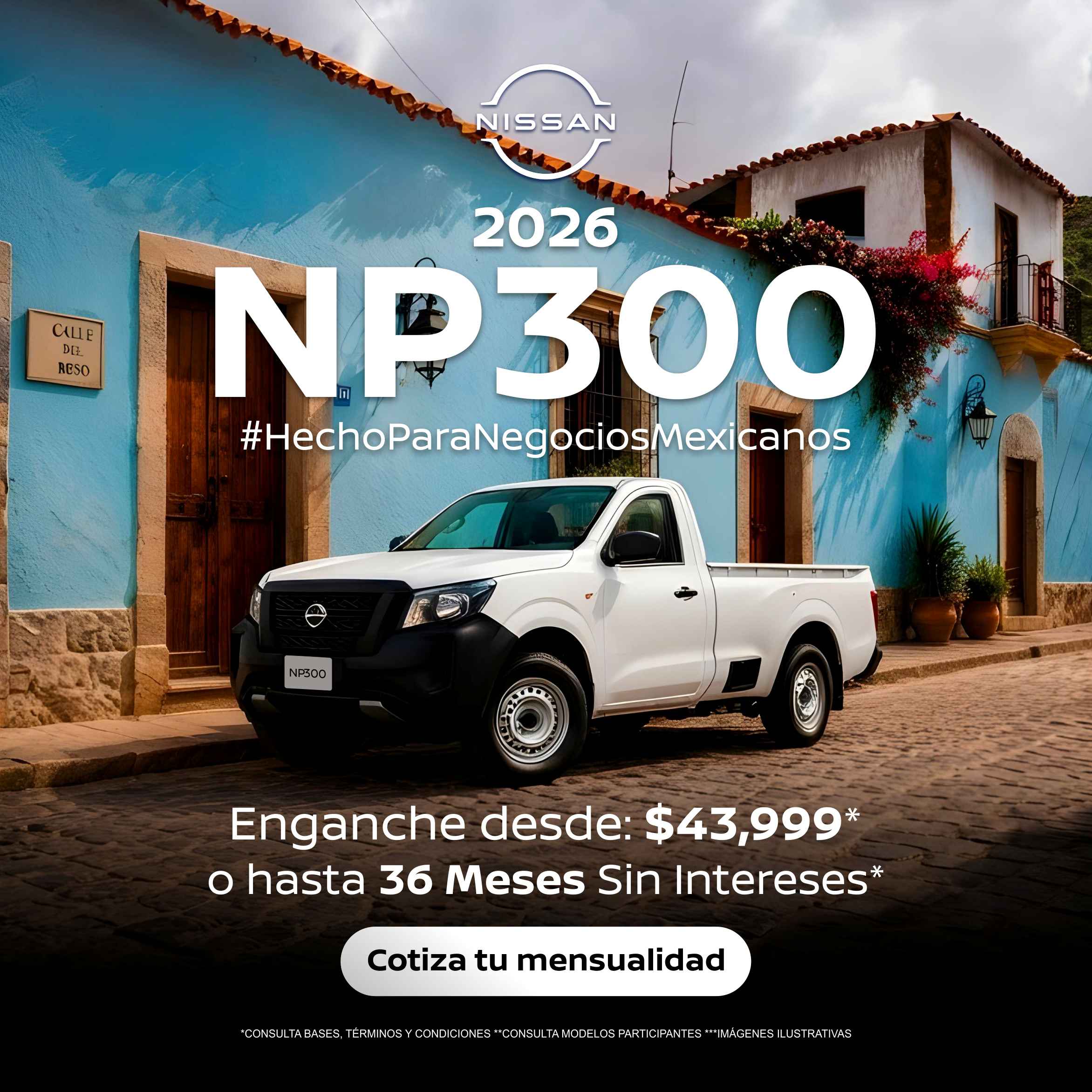 Nissan NP300 2026 | Enganche desde $43,999* en Nissan Vegusa